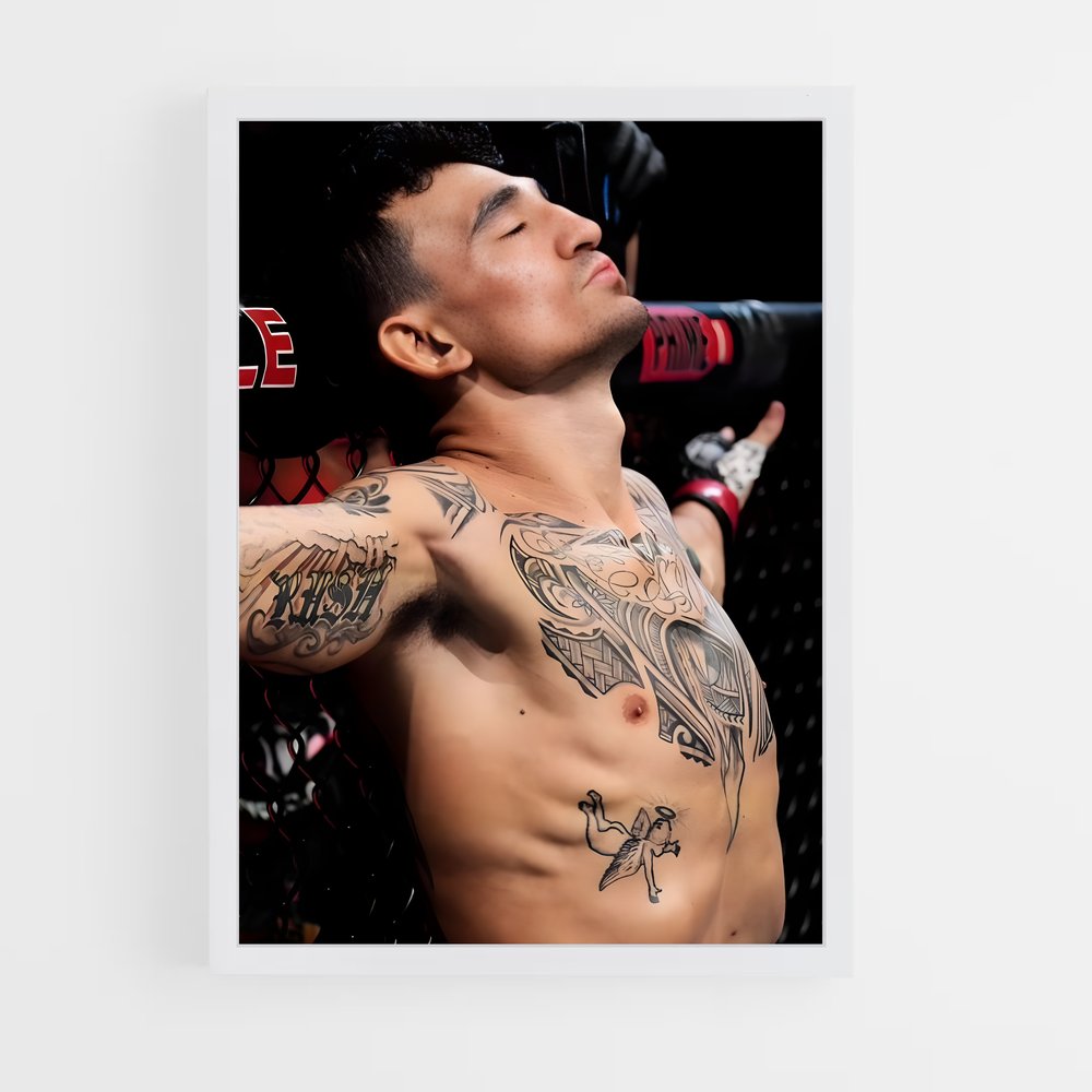 Poster Tatouages et Combat – affiche MMA (vue 3)
